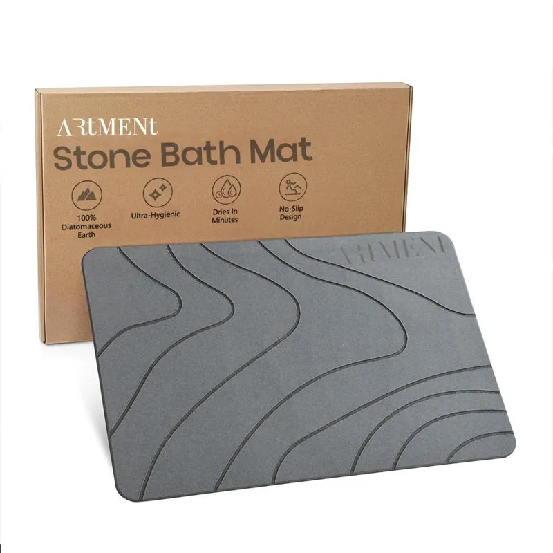 Stone Flow Diatomaceous Earth Bath Mat media 8