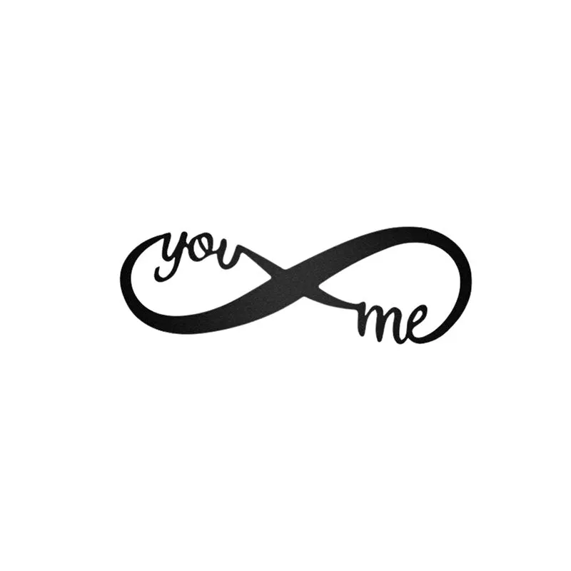 You And Me Till Infinity Black Iron Wall Accent media 3