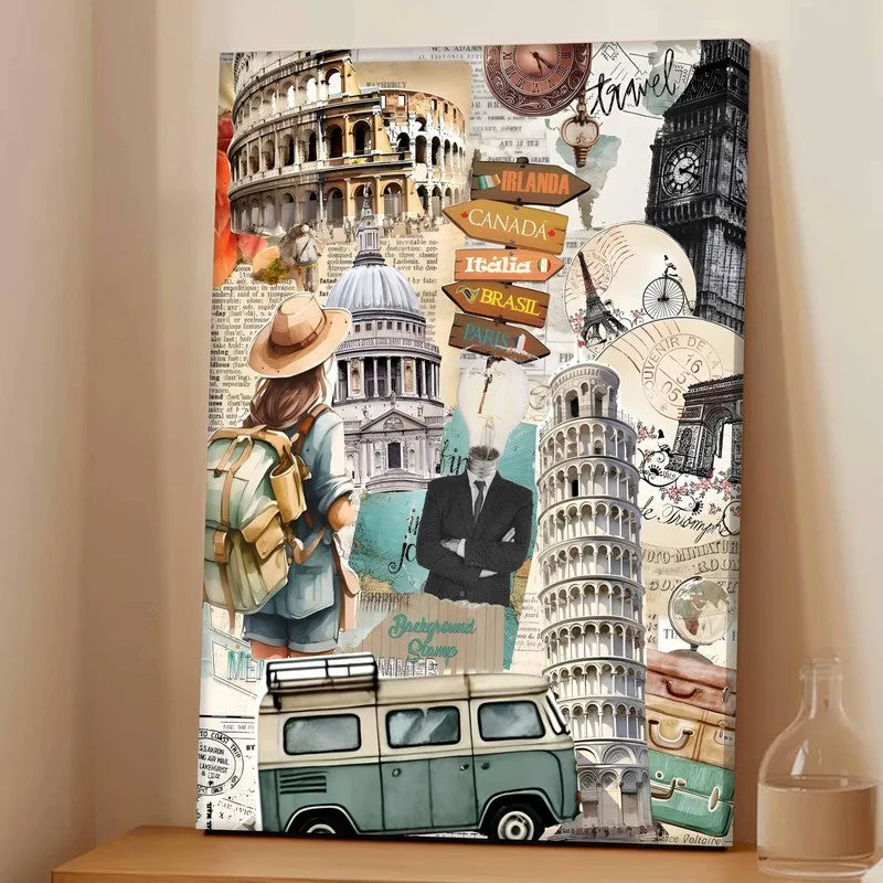 Leaning Collage Canvas Wall Art media 5