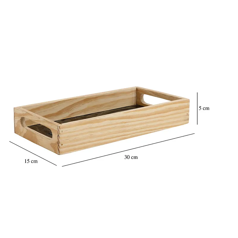 Nyma Serving Tray - Black & Beige media 5