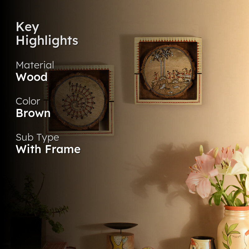 Baisakh Wall Art With Frame - Set Of Two media 2