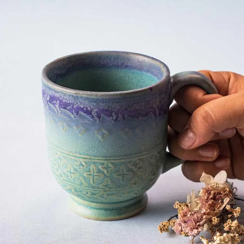 Quench Stoneware Coffee Mug (400 mL Each) - Set of Two media 4