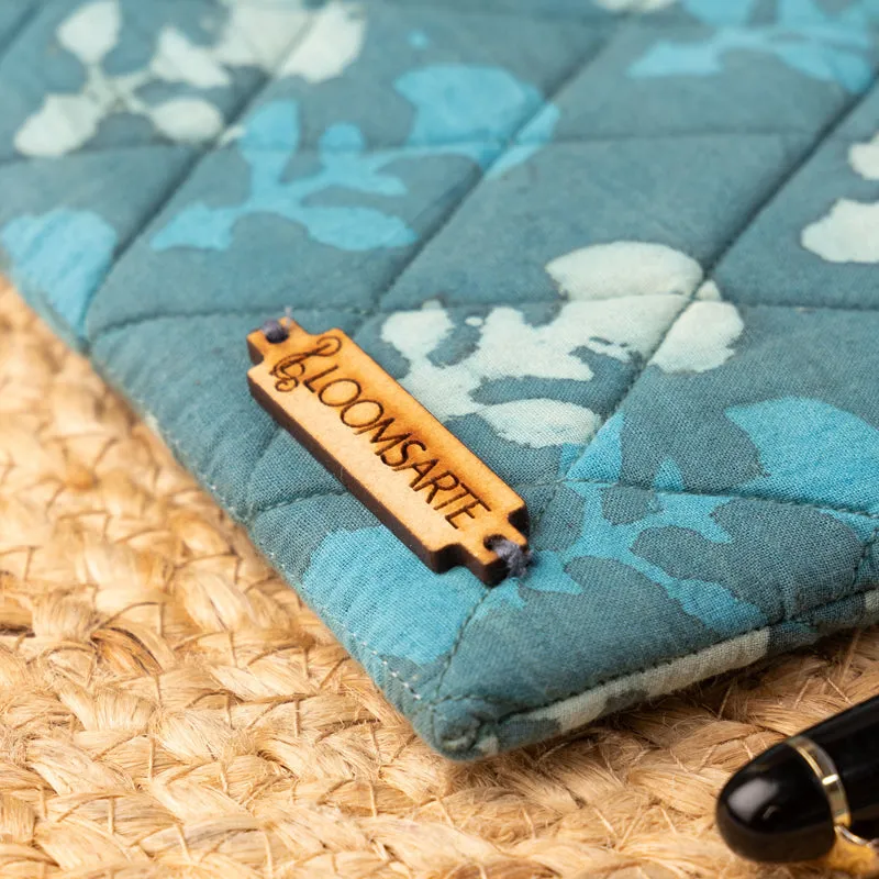 Dabu Blues Fabric Travel Pouch media 4