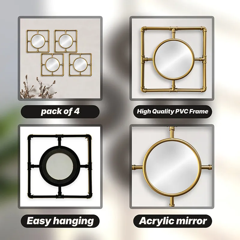 Milava Decorative Wall Mirror - Set Of Four media 7