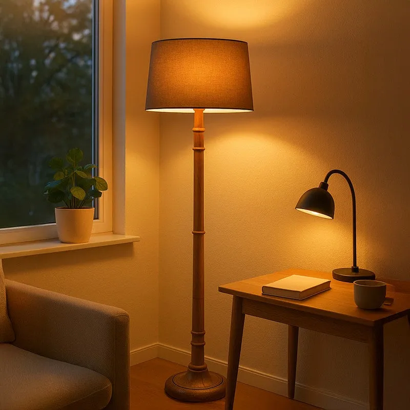 Elfin Cleo Floor Lamp - Grey media 1