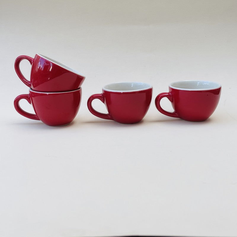 Mystic Ceramic Tea Cup (80 mL Each) - Set Of Four media 7