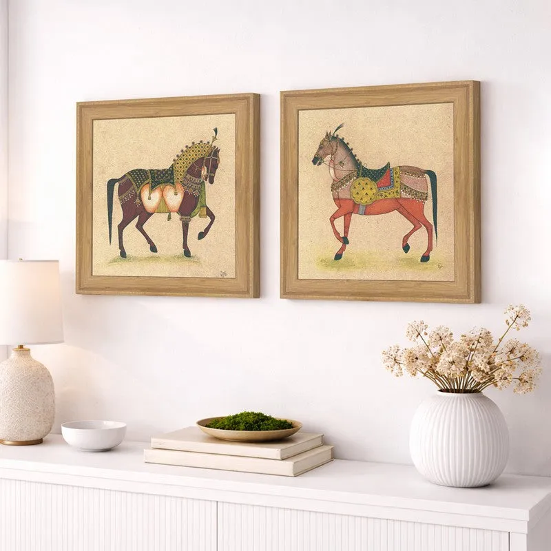 Equine Rustic Wall Art - Set Of Two media 1
