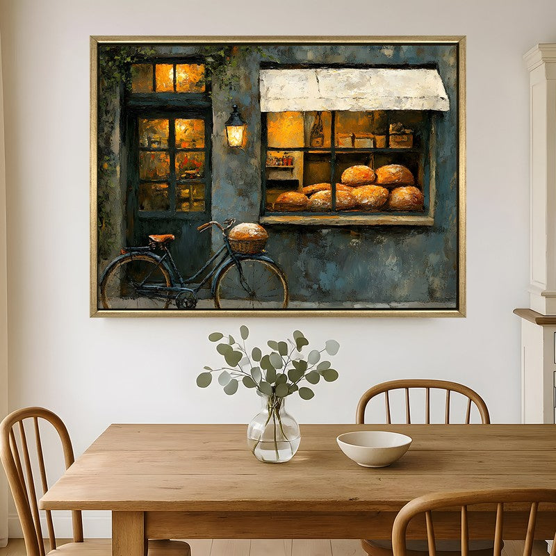 Fresh Loaves Canvas Wall Painting With Frame
