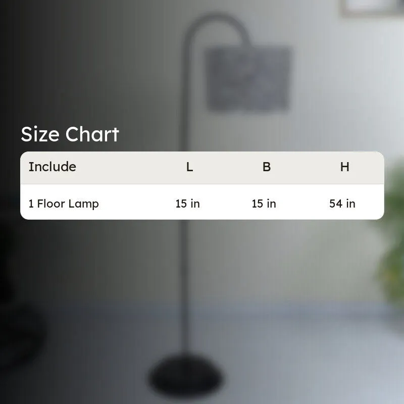 Leopard Hide Printed Arched Floor Lamp media 6