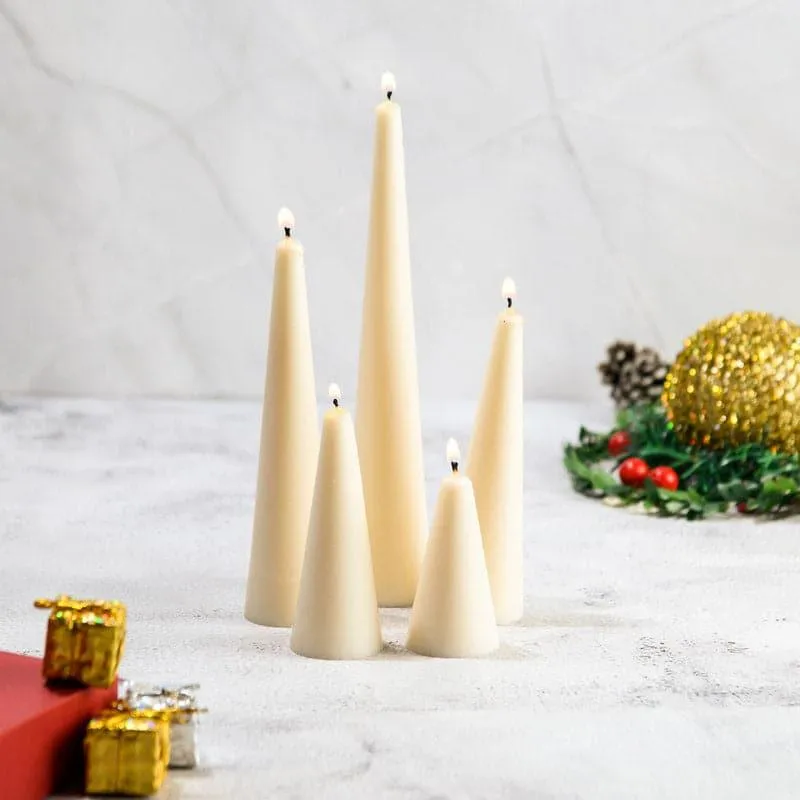 Sunshine Set of 5 Candles - Cinnamon Roll Scented media 3