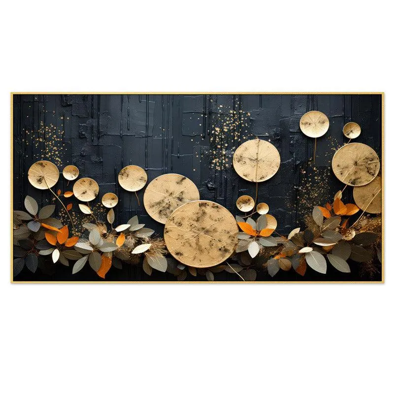 Ravenna Abstract Wall Painting With Frame media 4