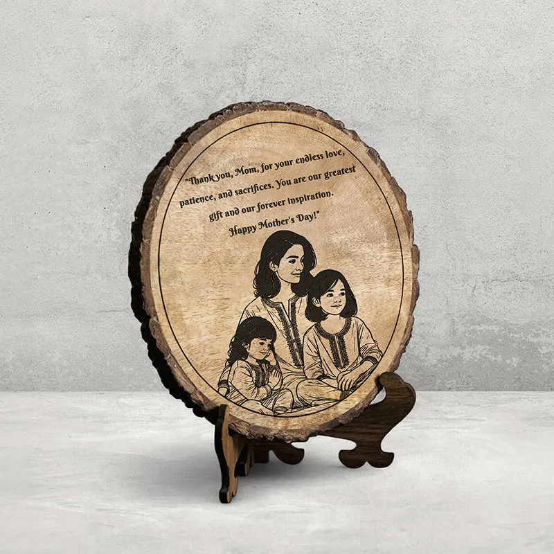 The Greatest Inspiration Wood Showpiece - Round media 3