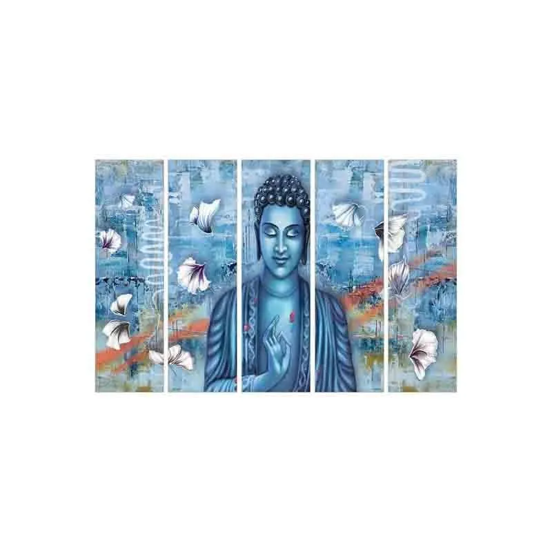 Buddha's Wisdom Wall Art - Five Piece Set media 5