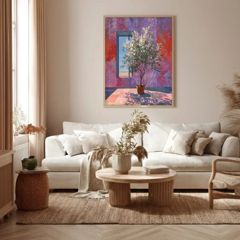 Dream shade Canvas Wall Painting - Brown Frame media 5
