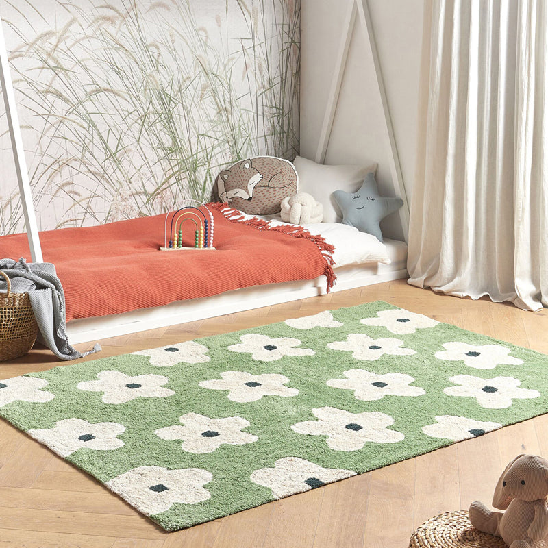 Florina Tufted Cotton Area Rug media 3