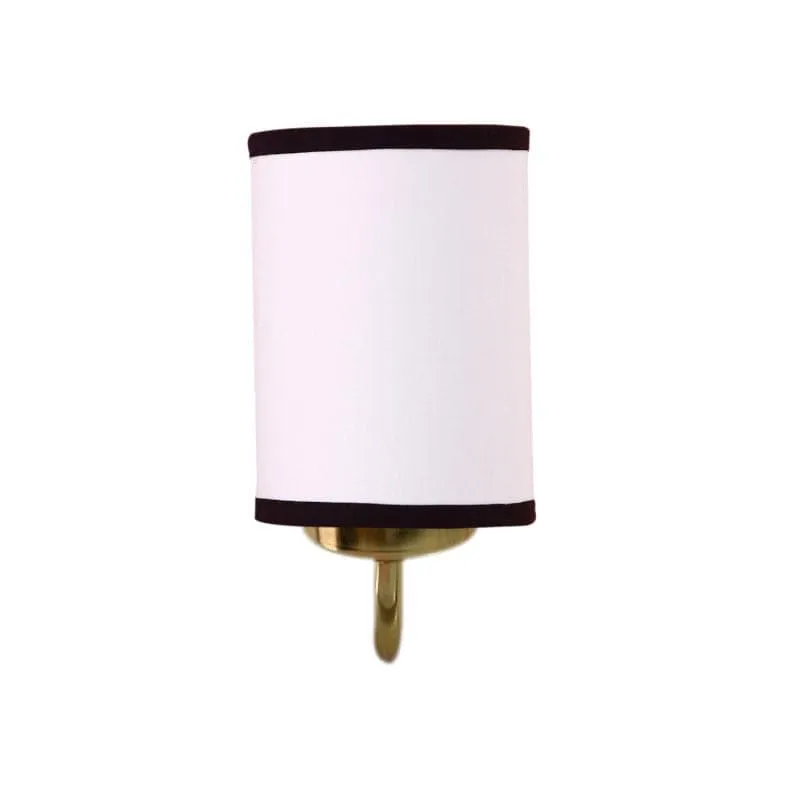 Galora Hilda Fabric & Metal Wall Lamp - White media 4