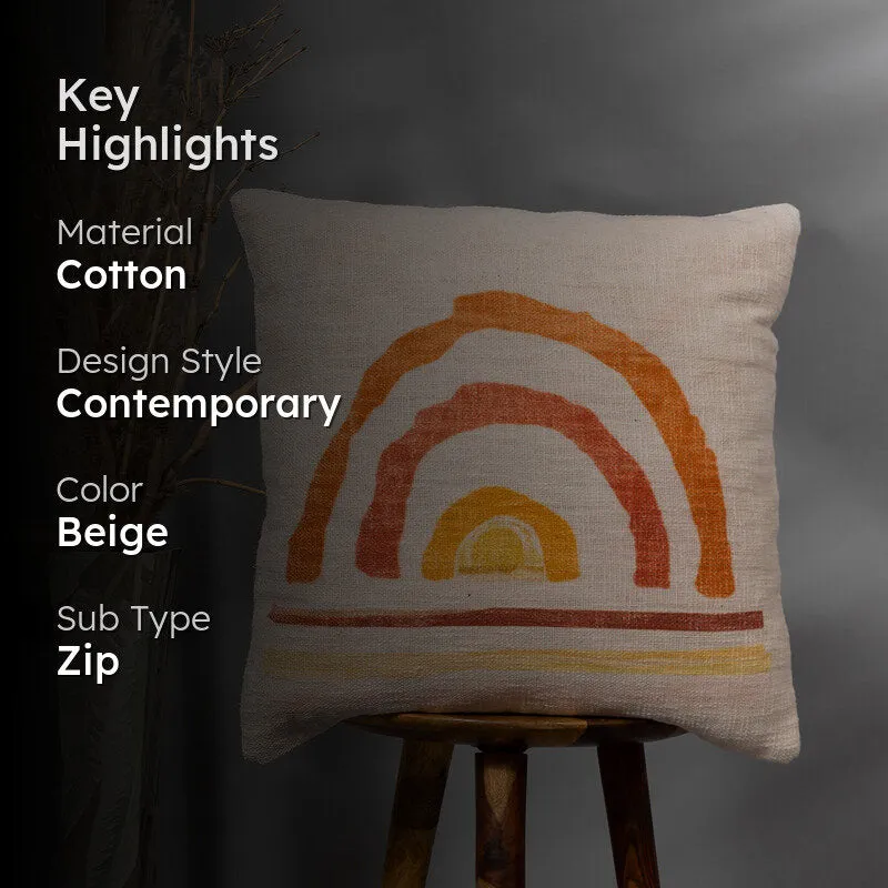 Sunrise Arc Printed Cushion Cover media 2