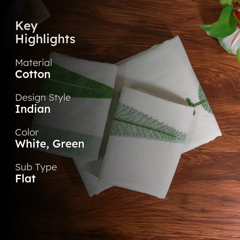 Palm Whisper Cotton Towels (Green) - Three Piece Set media 2