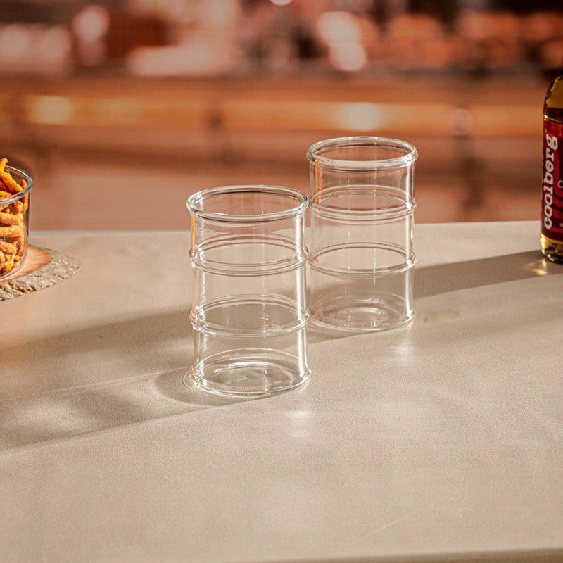 Drosin Beer Glass(350 mL) - Set Of Two media 3
