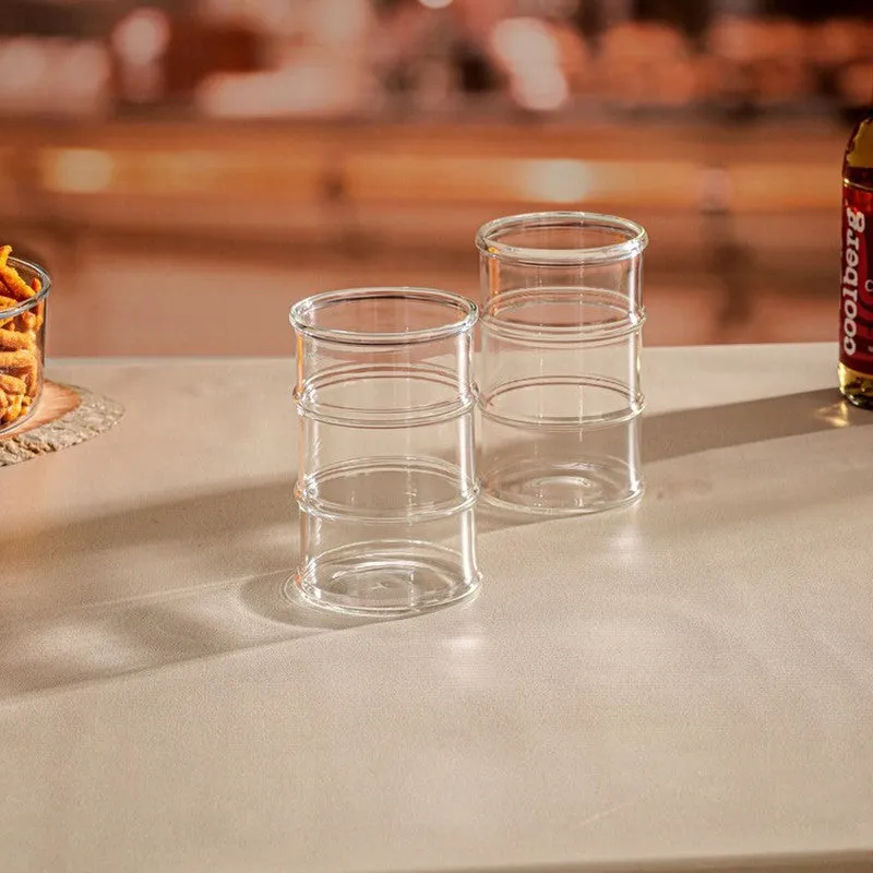 Drosin Beer Glass(350 mL) - Set Of Two media 3