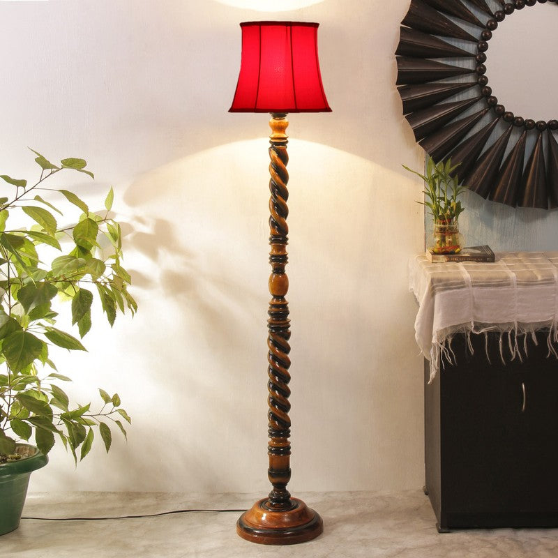 ConicalCurve Floor Lamp (Red)