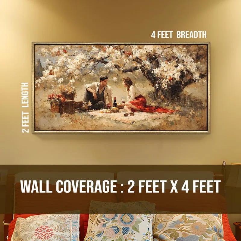 Blossom Canopy Canvas Wall Painting With Frame media 8