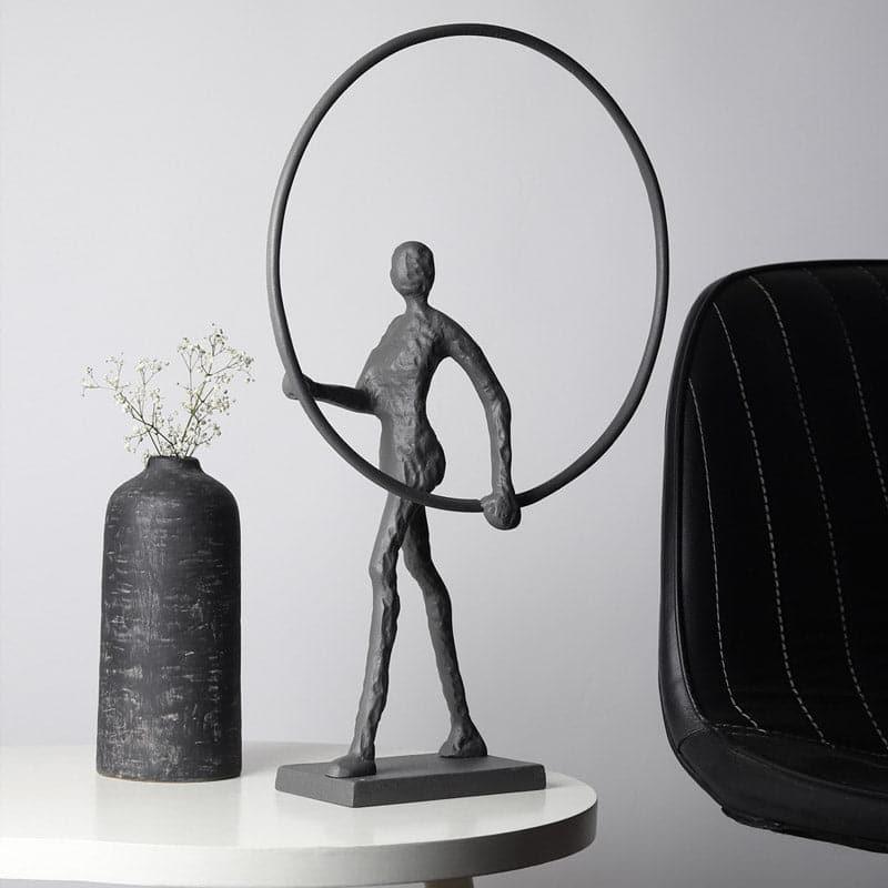 Hoop Struck Showpiece - Grey media 4