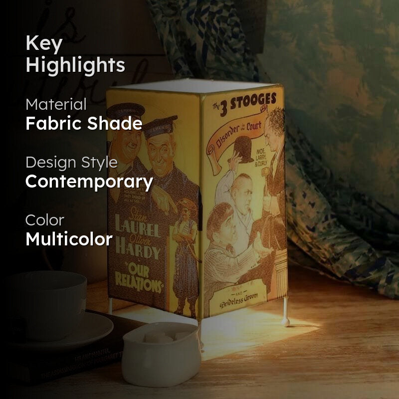 The LOL Fabric Table Lamp - Multicolor media 2