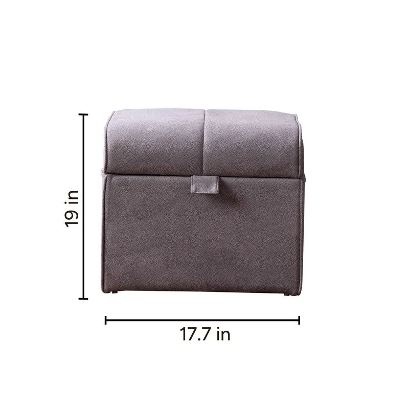 Dotty Polyster Ottomans (Grey) - Set Of Two media 9