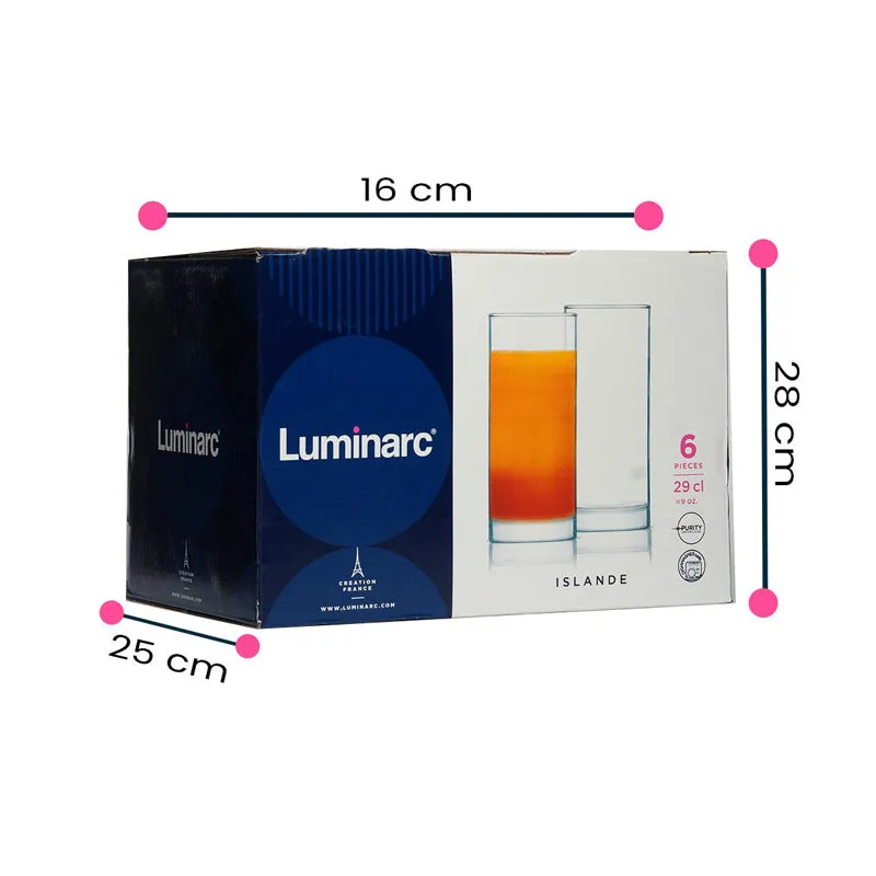 Luminarc Islande Glass (290 mL) - Set Of Six media 7
