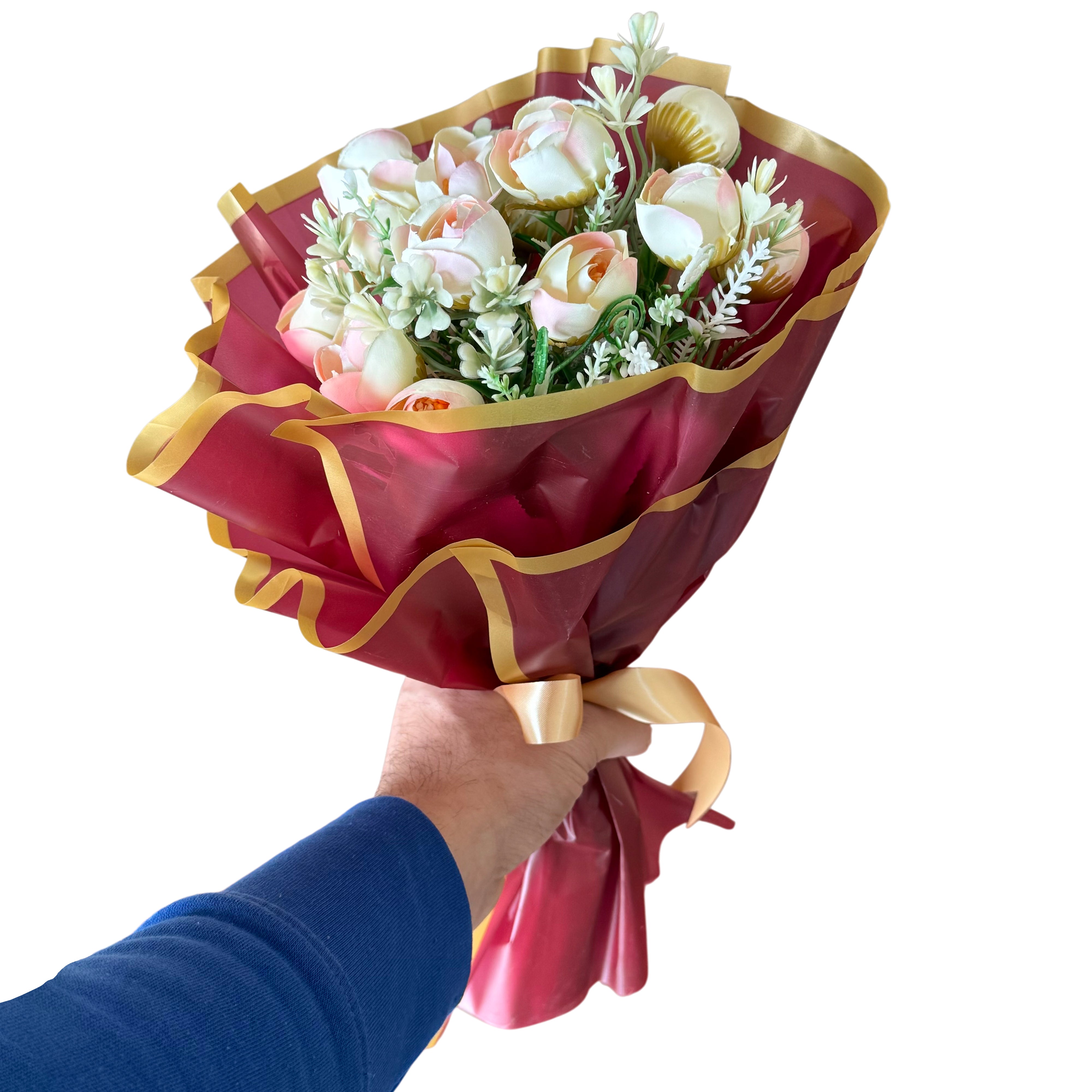 PetalNest Faux Rose Bouquet media 6