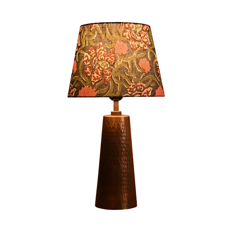 Cuppra Cone Flora Cotton Table Lamp - Multicolor media 3