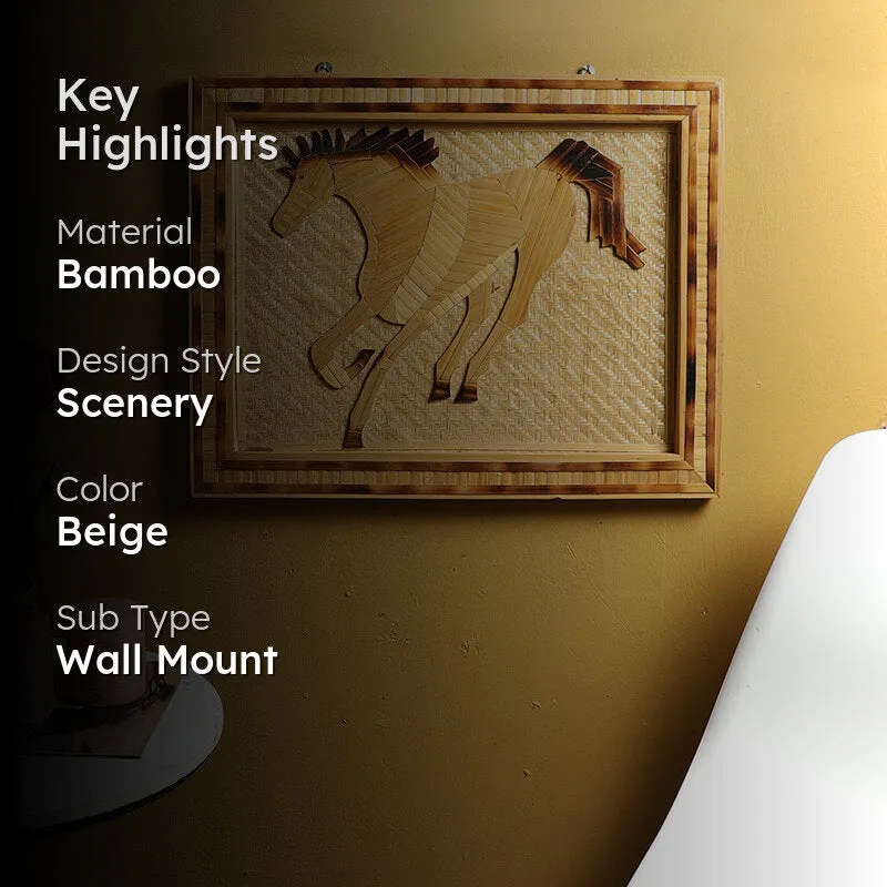 Timber Mustang Bamboo Wall Art media 2