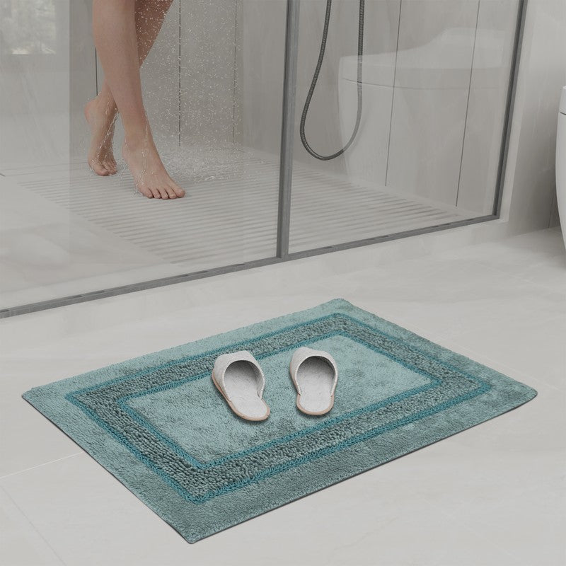 SpaStep Cotton Bath Mat - Green media 3
