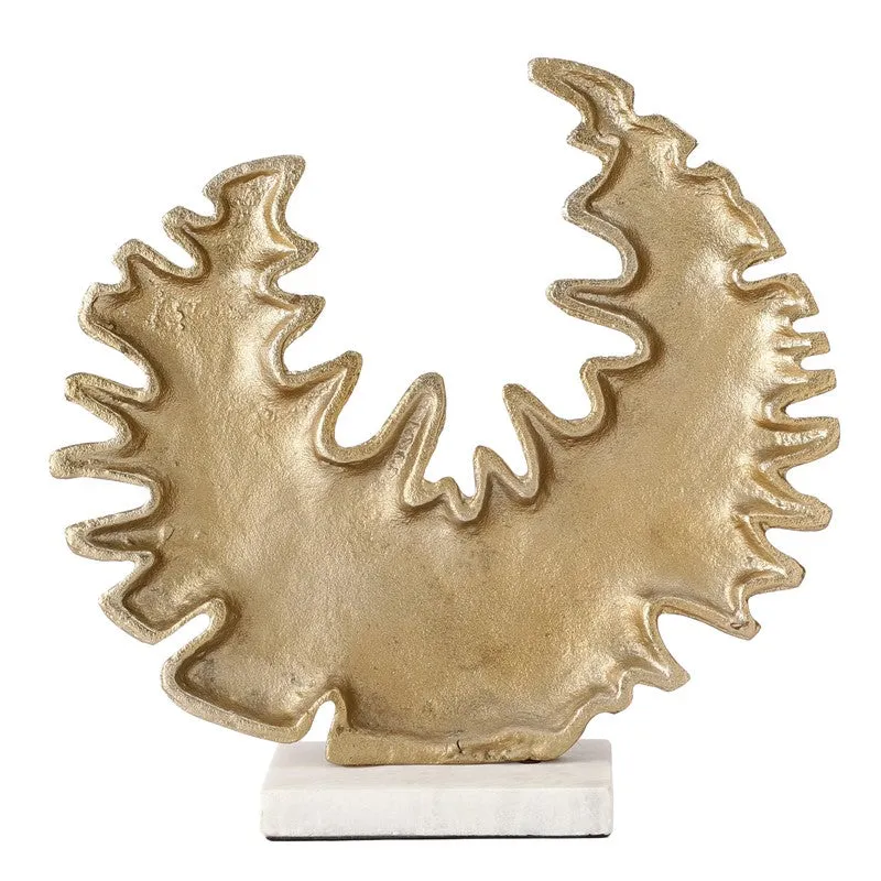 Ocean Crest Aluminium Showpiece - Gold - 4