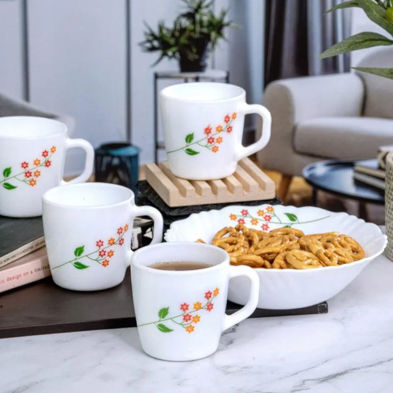 Cello Flowery Max Tea & Snack Set - Five Piece Set media 1