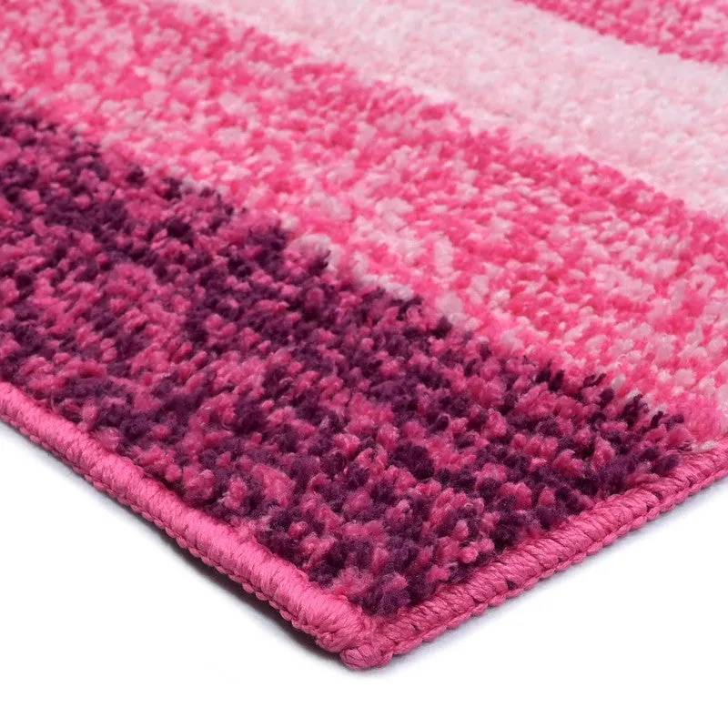 Line Tuft Anti Slip Carpet - Pink media 6