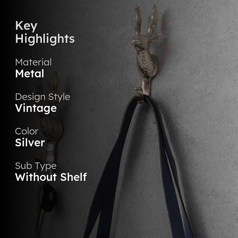 Dear Deer Wall Hook - Set Of Two media 2