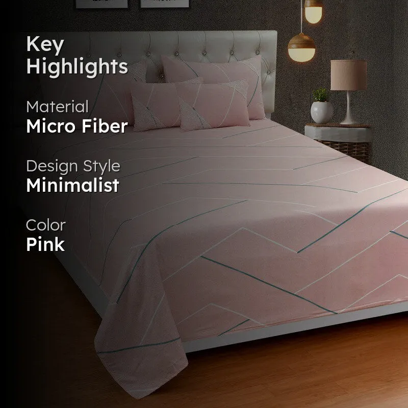 Pink Cross Bedding Set - Five Piece Set media 2