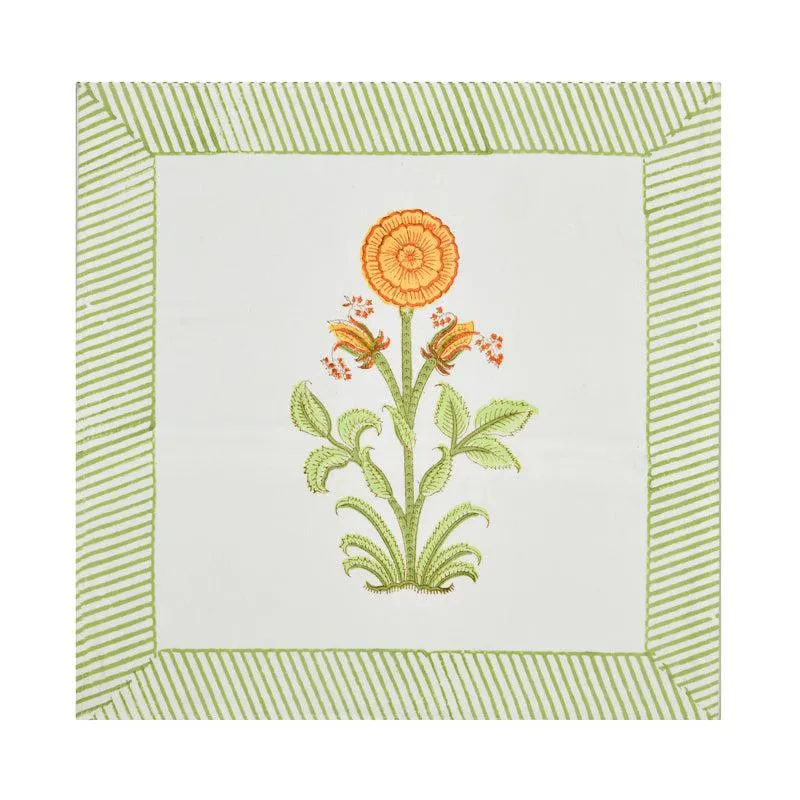 Nargis Noor Jaipuri Block Print Cushion Cover - Set Of Five media 3