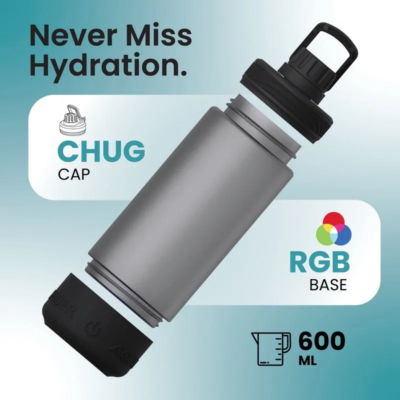 Sound and glow of Hydration Smart Water Bottle - Blue (600 mL) media 5