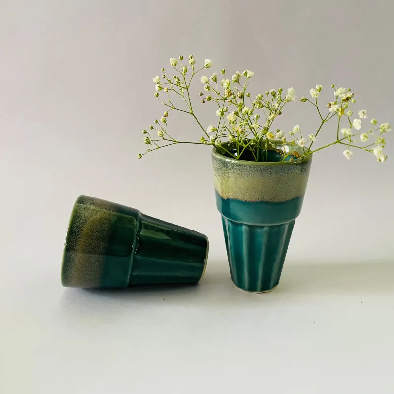Hebe Ceramic Coffee Mug (300 mL Each) - Set of Two media 1
