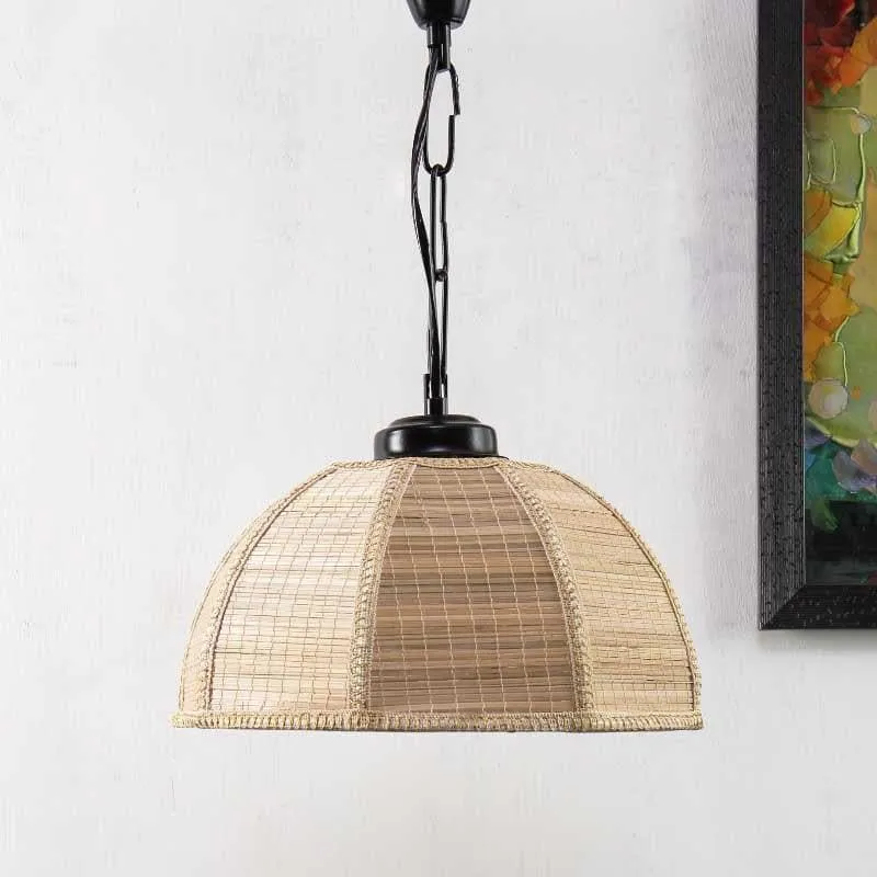 Linzo Circular Fabric Ceiling Lamp media 4
