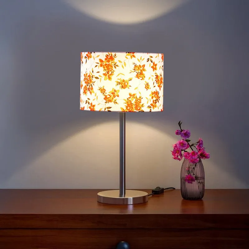Noctra Glow Floral Metal Table Lamp media 1
