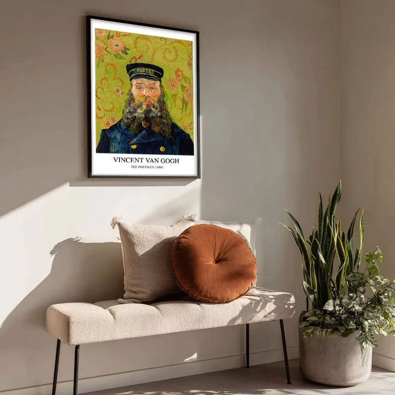 The Postman Vincent Van Gogh Archival Canvas Wall Painting - Black Frame media 4