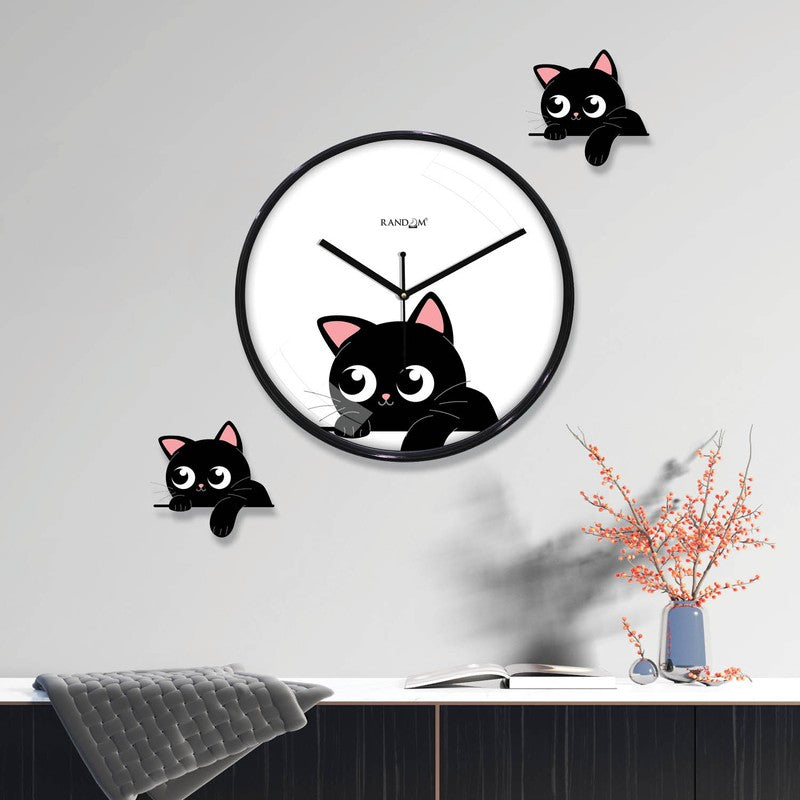 Meow Tick Wall Clock