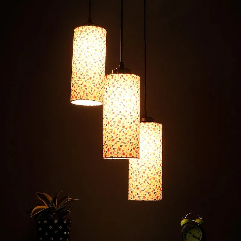 Cylentra Triple Metal Ceiling Lamp - Multicolor media 1
