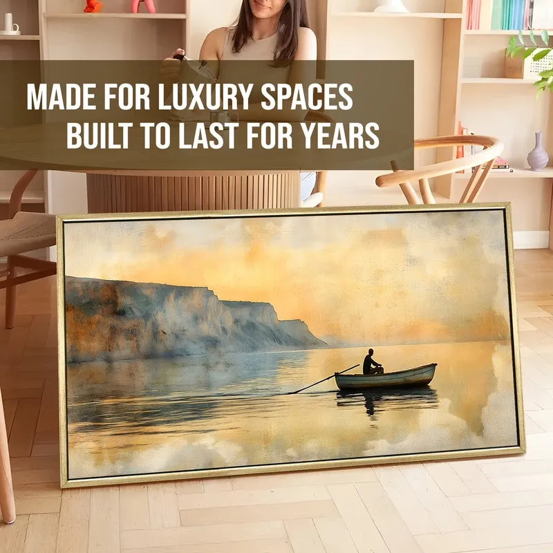 Lakespell Canvas Wall Painting With Frame media 5