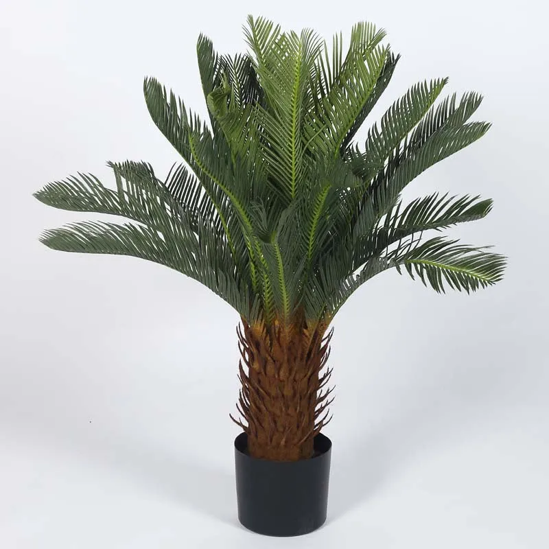 Faux Lush Cycas Plant - 2.8 Feet media 2