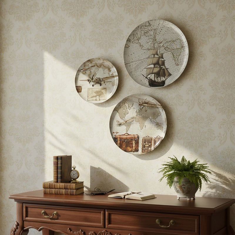 MajesticShip Metal Wall Plates - Set Of Three media 3